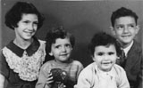 My first cousins, the children of my father's youngest brother Nissim, taken in Australia - Cathryn, Michele, Raymond and David (from left to right).