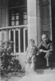 My brother Joe with his Amah. (1935)