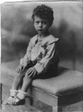 A studio photo of me (Daniel) aged five years. (1935)