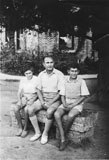 Uncle Simeon with his children, Grace and Joe. (1946)