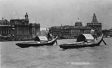Sampans on the Whangpoo River.