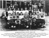 The Form IV class of the Shanghai Jewish School in 1944.