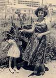 Cousin Ruth (Silas' daughter), and her daughter Aviva in Israel. (1968)